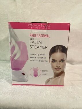 Precision Beauty Professional Spa Facial Steamer - Pink/White